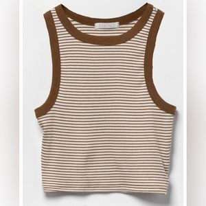 Full tilt striped crop top